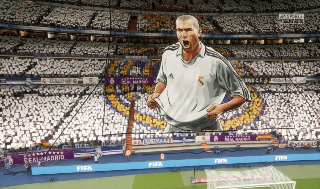 Gigantografia Zidane sugli spalti - FIFA 20 Ultimate Team