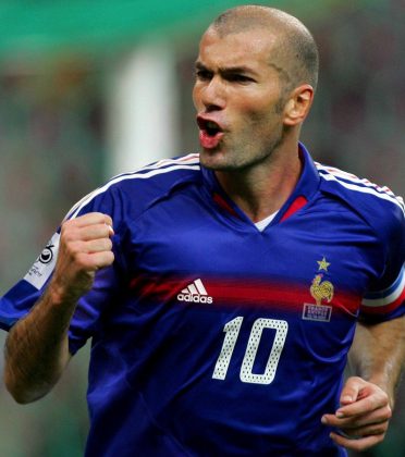 Zinedine Zidane, 10 della Francia