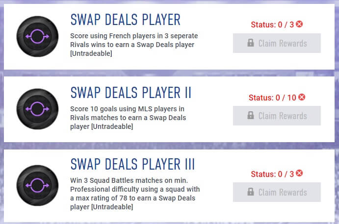 Swap deals 2 agosto tramite obiettivi settimanali - FIFA 19