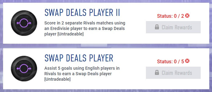 Obiettivi settimanali Swap del 9 agosto - FIFA 19