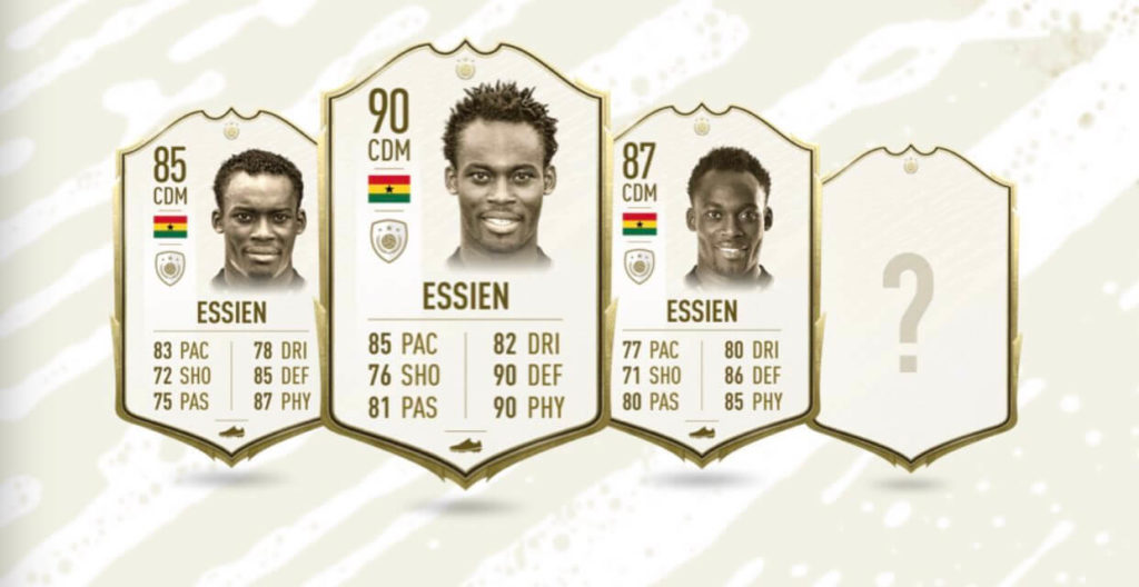 Essien in FIFA 20 Ultimate Team, le stats