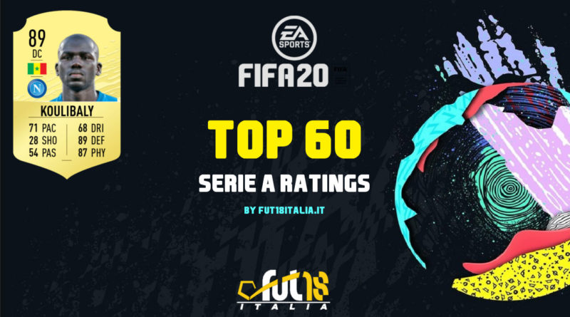 FIFA 20 TOP 60 Serie A ratings