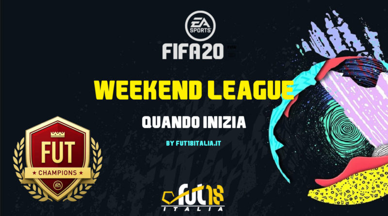 FIFA 20 - Quando inizia la prima Weekend League
