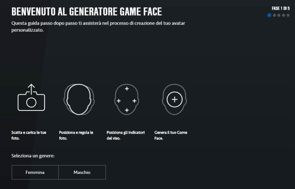 Generatore Game Face su FIFA 20