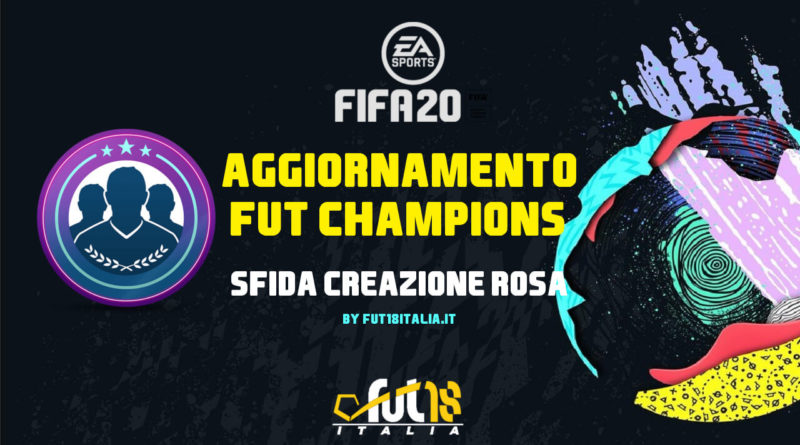 FIFA 20: SBC aggiornamento FUT Champions