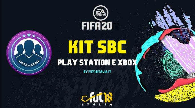 FIFA 20 - SBC kit PlayStation e XBOX