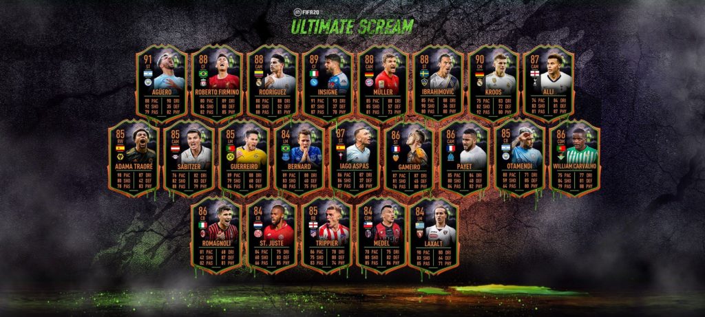 FIFA 20: Ultimate Scream team completo