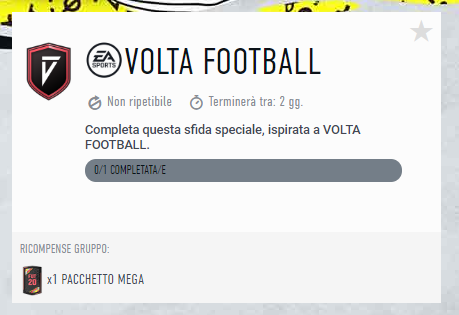 FIFA 20: Volta Football SBC