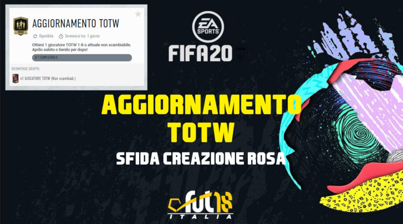 FIFA 20: SCR aggiornamento TOTW