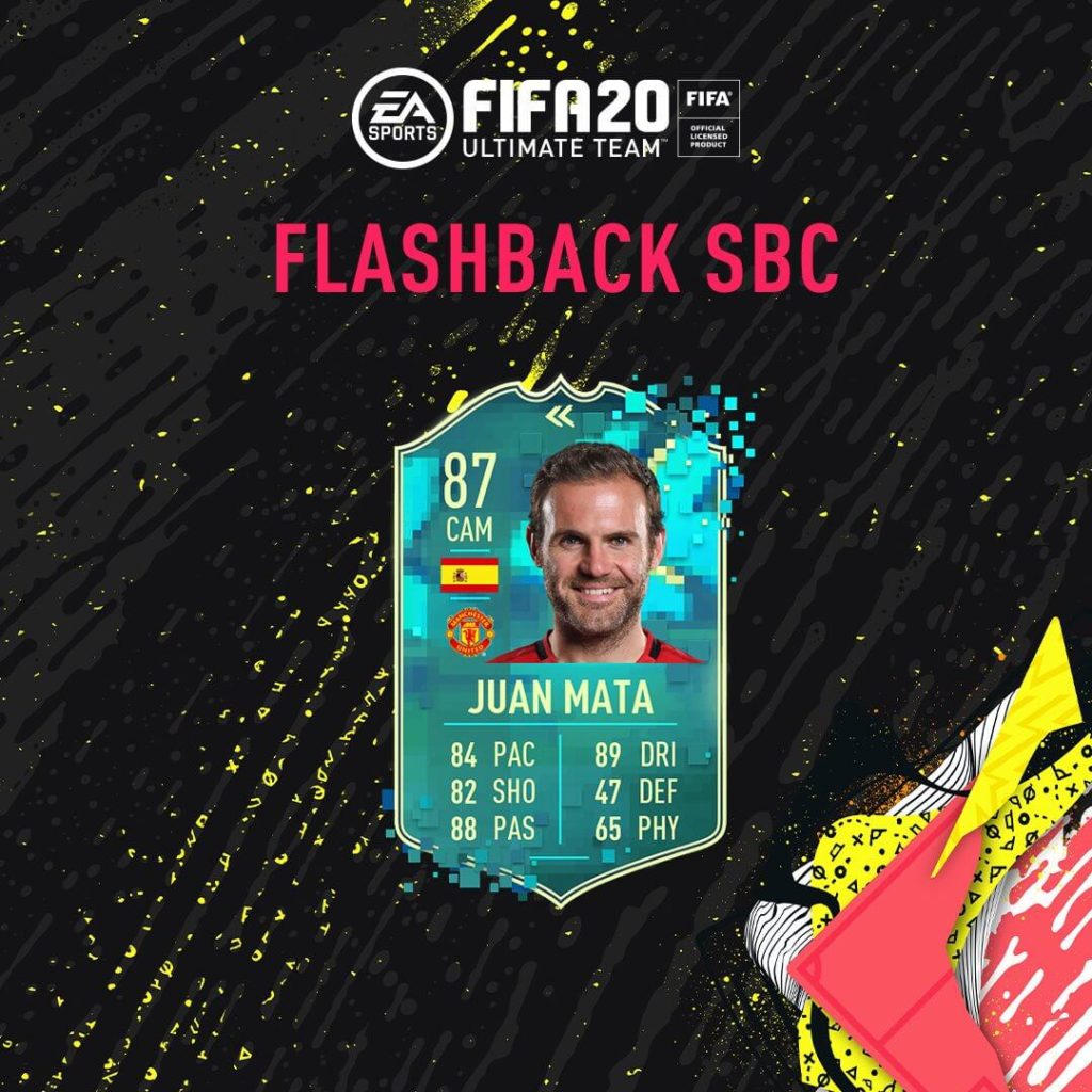 FIFA 20: Juan Mata flashback SBC