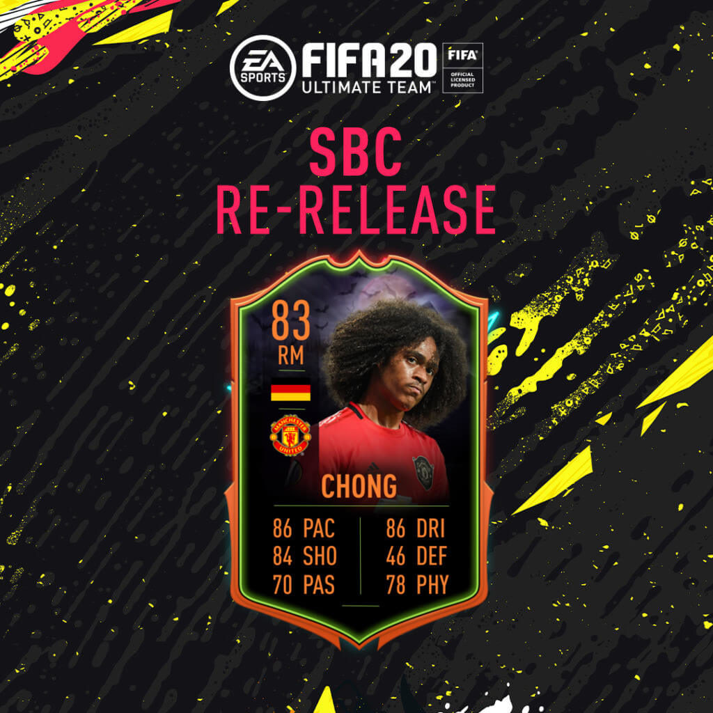 FIFA 20: Chong Ultimate Scream SBC re-release
