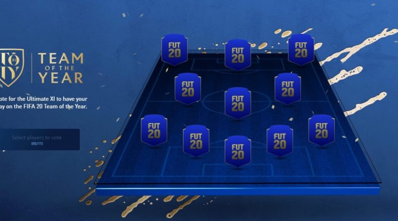 FIFA 20: Team of the Year nomination