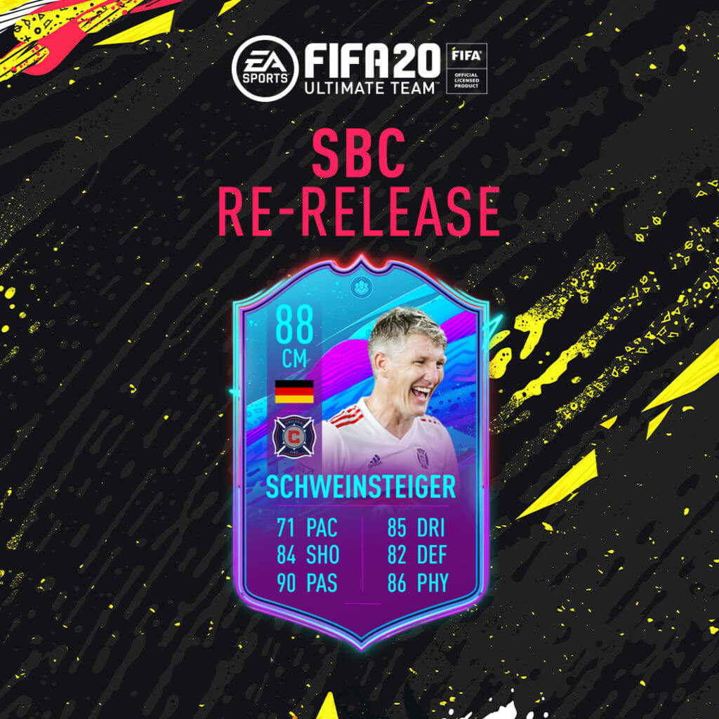 FIFA 20: Schweinsteiger Fine di un'Era SBC re-release