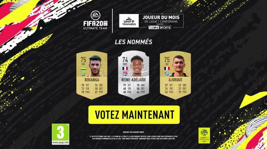 Candidati al premio di POTM di novembre in Ligue 1