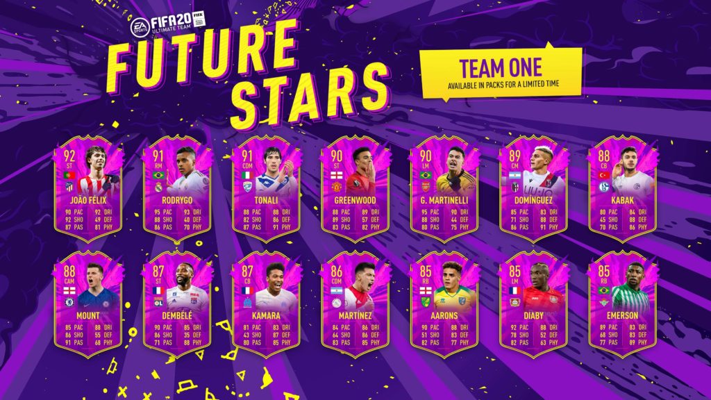FIFA 20: Future Stars team 1