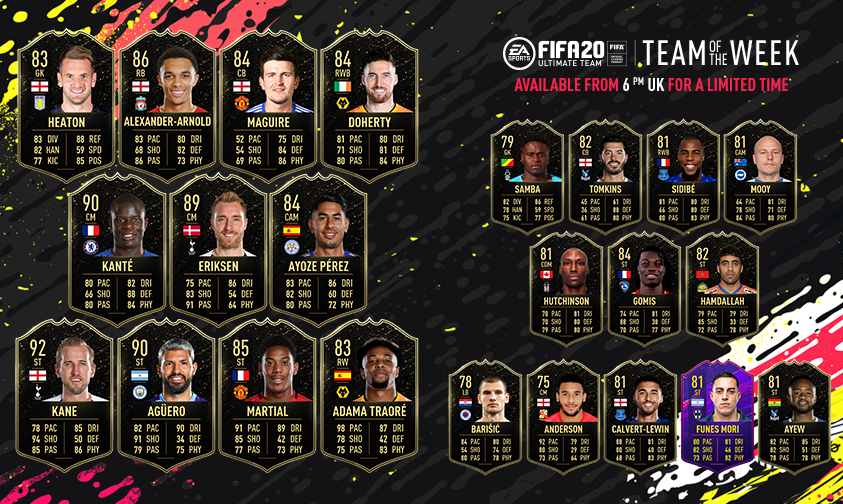 FIFA 20: TOTW 16