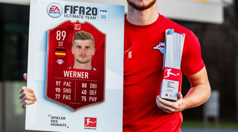 FIFA 20: Werner è il POTM di dicembre in Bundesliga