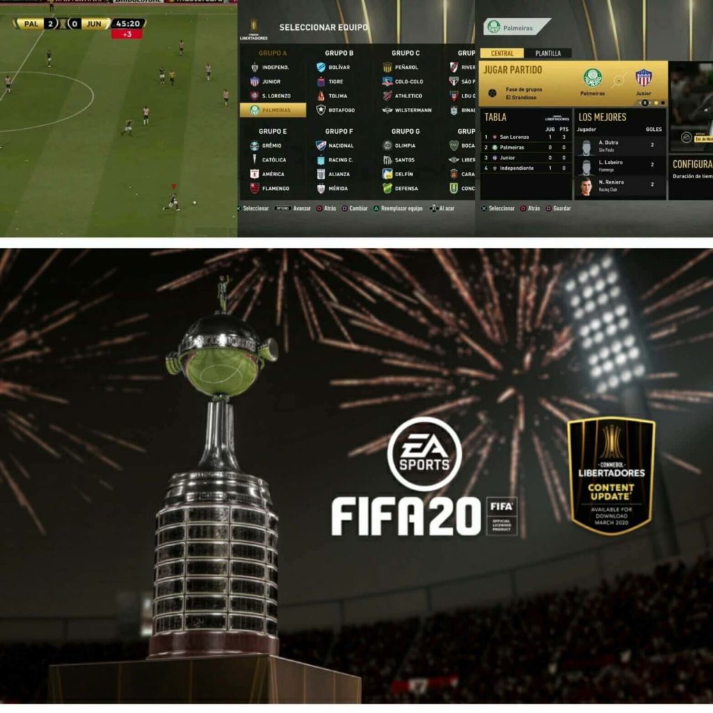 FIFA 20: screen della Copa Libertadores in FIFA 20
