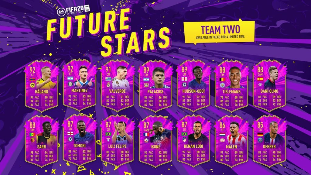 FIFA 20: Future Stars team 2