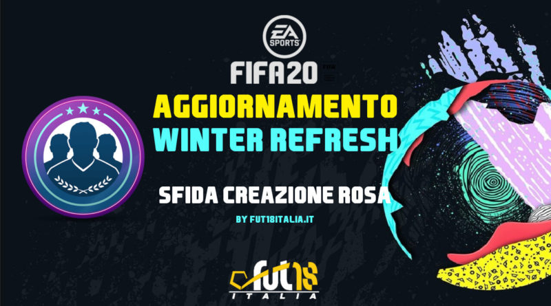 FIFA 20: SBC aggiornamento Winter Refresh garantito