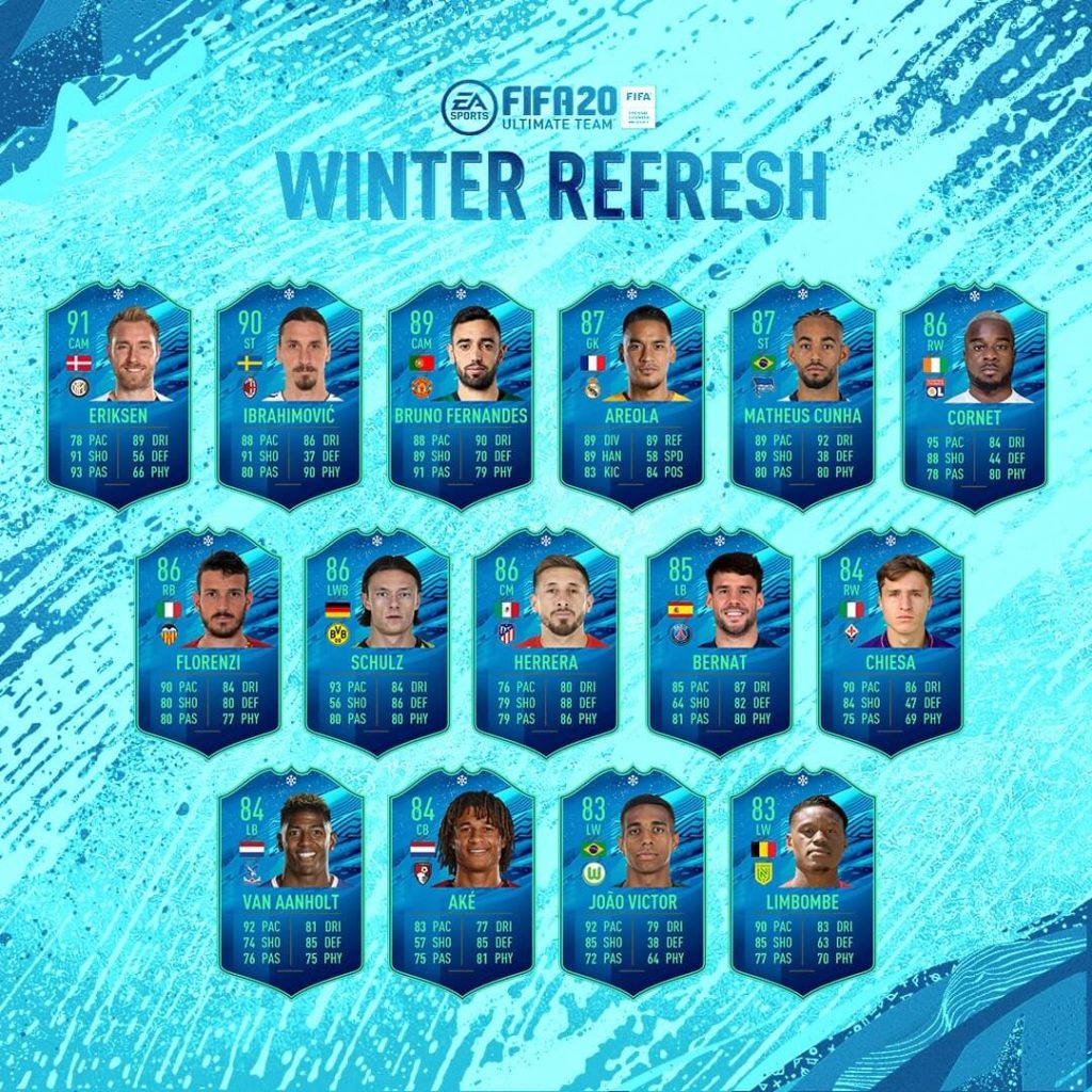 FIFA 20: Winter Refresh team
