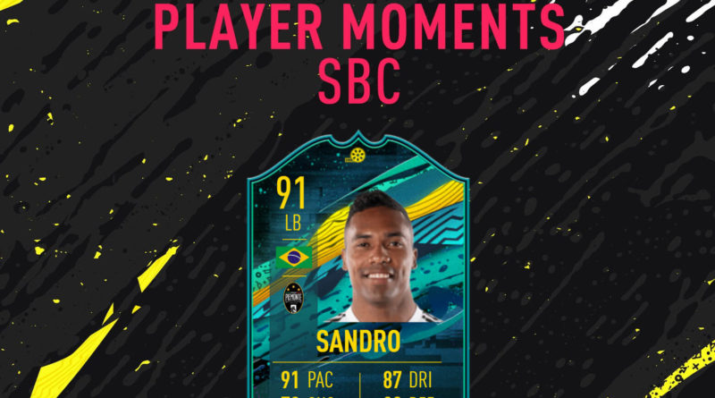 FIFA 20: Alex Sandro player moments SBC