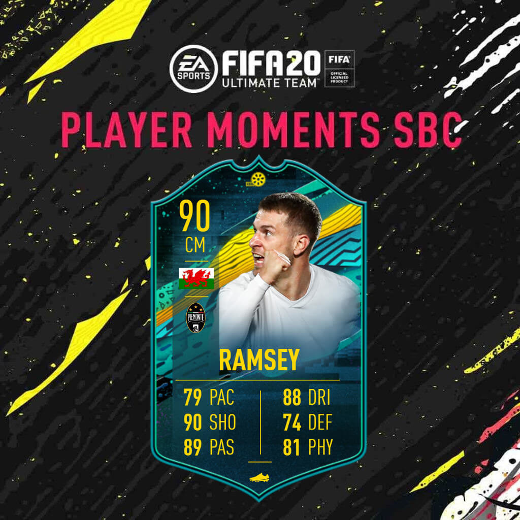 FIFA 20: Ramsey Player Moments SBC