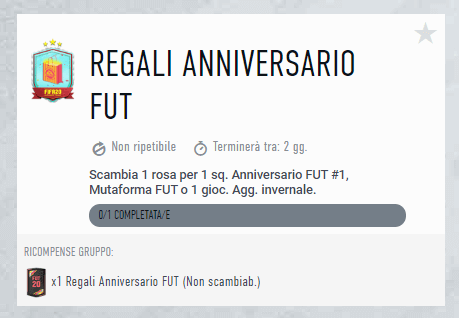 FIFA 20: SCR Regali anniversario FUT
