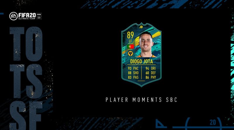 FIFA 20: Diogo Jota player moments SBC