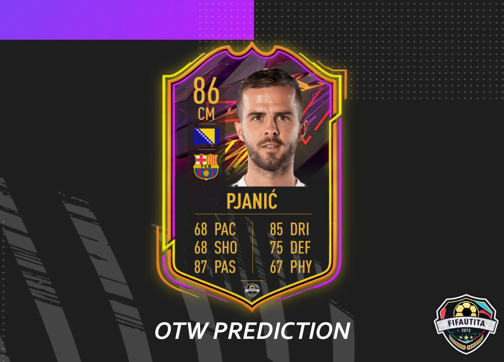 FIFA 21: Pjanic Ones to Watch prediction