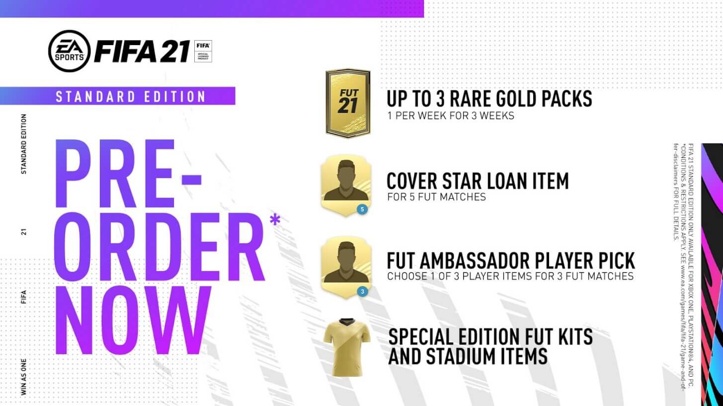 FIFA 21 Standard Edition: bonus preorder