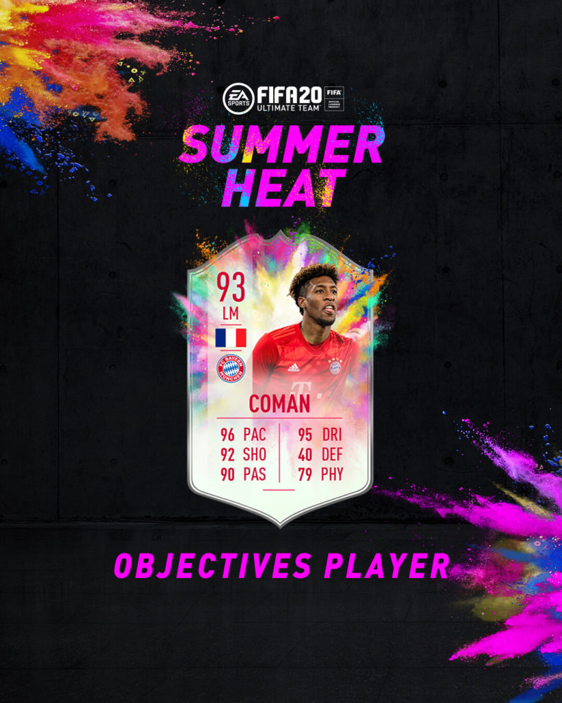 FIFA 20: Coman Summer Heat obiettivo