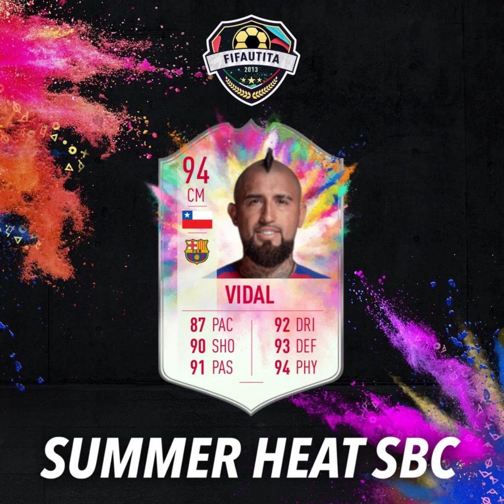FIFA 20: Vidal Summer Heat SBC