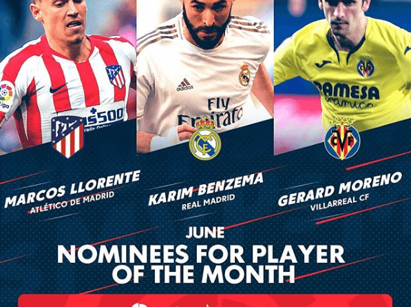FIFA 20: candidati al premio di POTM della Liga Santander di giugno