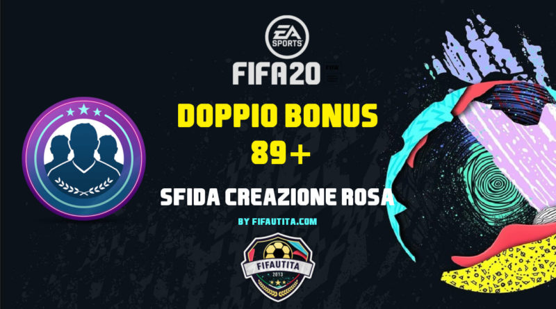 FIFA 20 pre-Season: SBC doppio bonus 89+