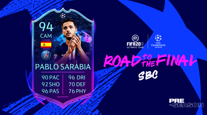 FIFA 20: Sarabia UCL Live SBC
