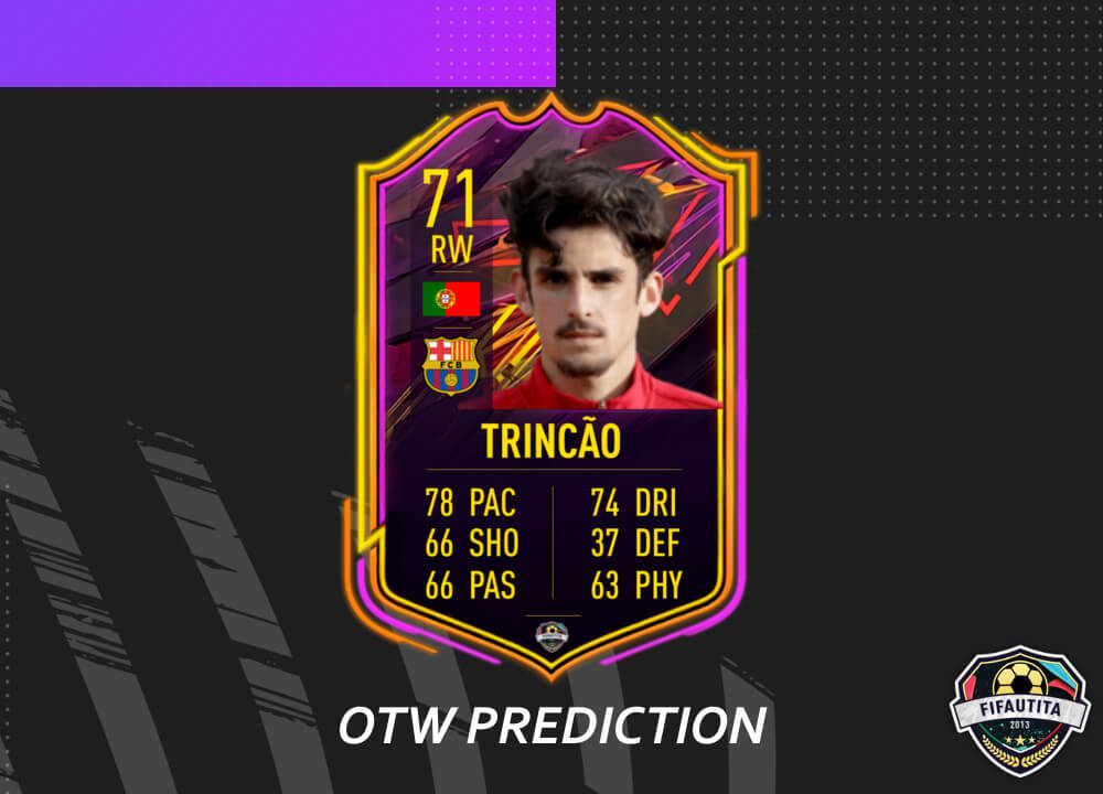 FIFA 21: Trincao Ones to Watch prediction