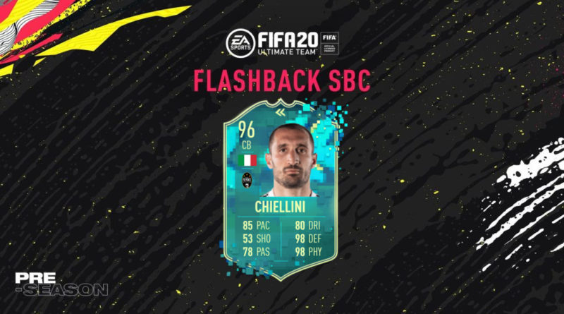 FIFA 20: Chiellini flashback SBC