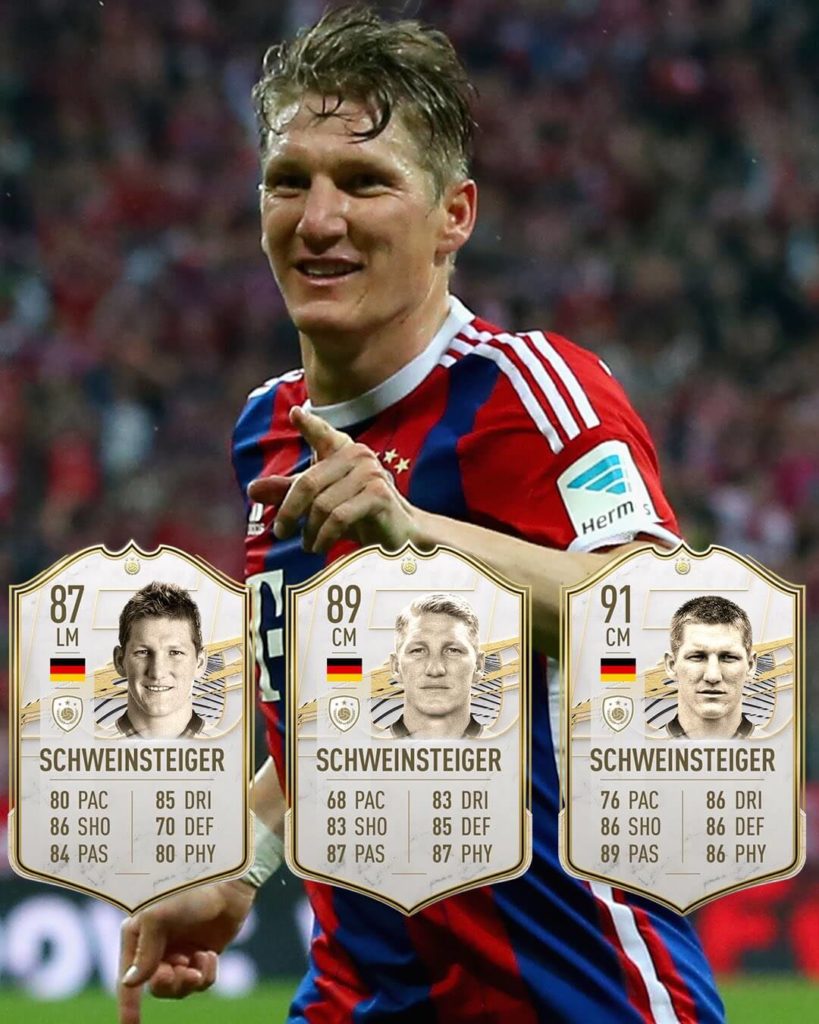 FIFA 21: Bastian Schweinsteiger Icon stats