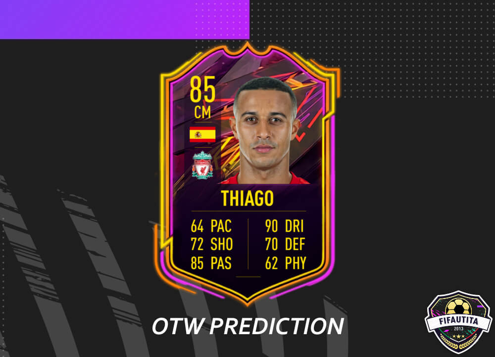 FIFA 21: Thiago Alcantara OTW prediction