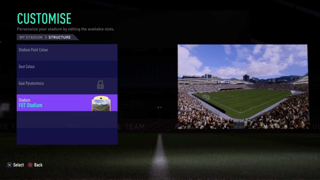 FIFA FUT 21 my stadium: personalizzazione stadio