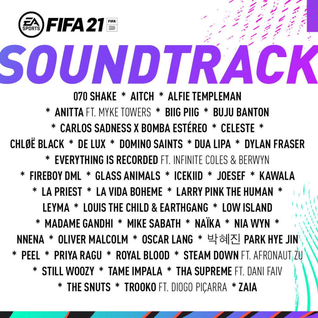 FIFA 21: official soundtrack
