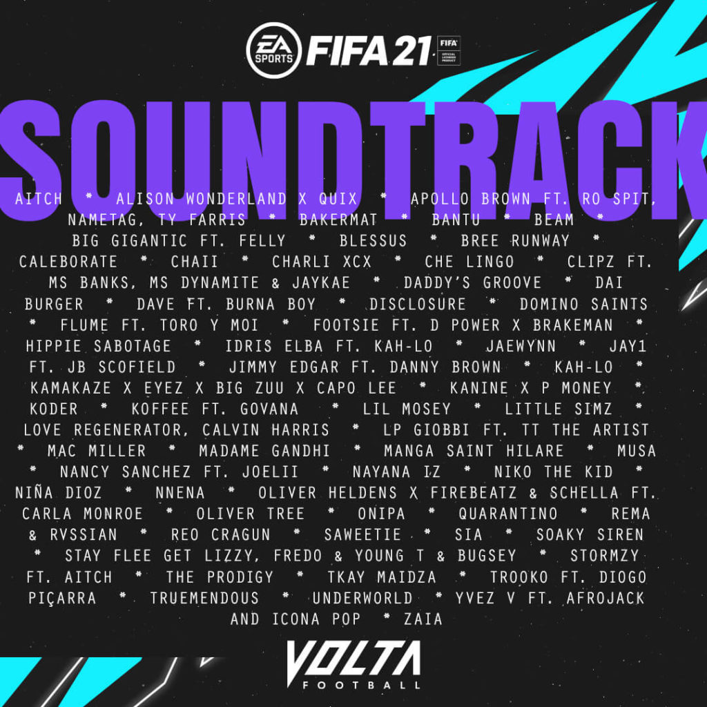 FIFA 21: Volta Football official soundtrack