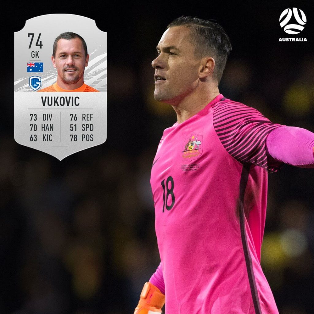 FIFA 21: australian Vukovic ratings