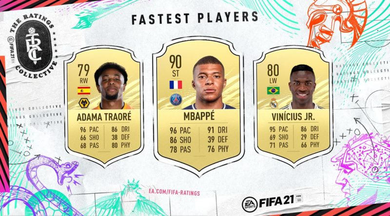 FIFA 21 ratings: giocatori più veloci