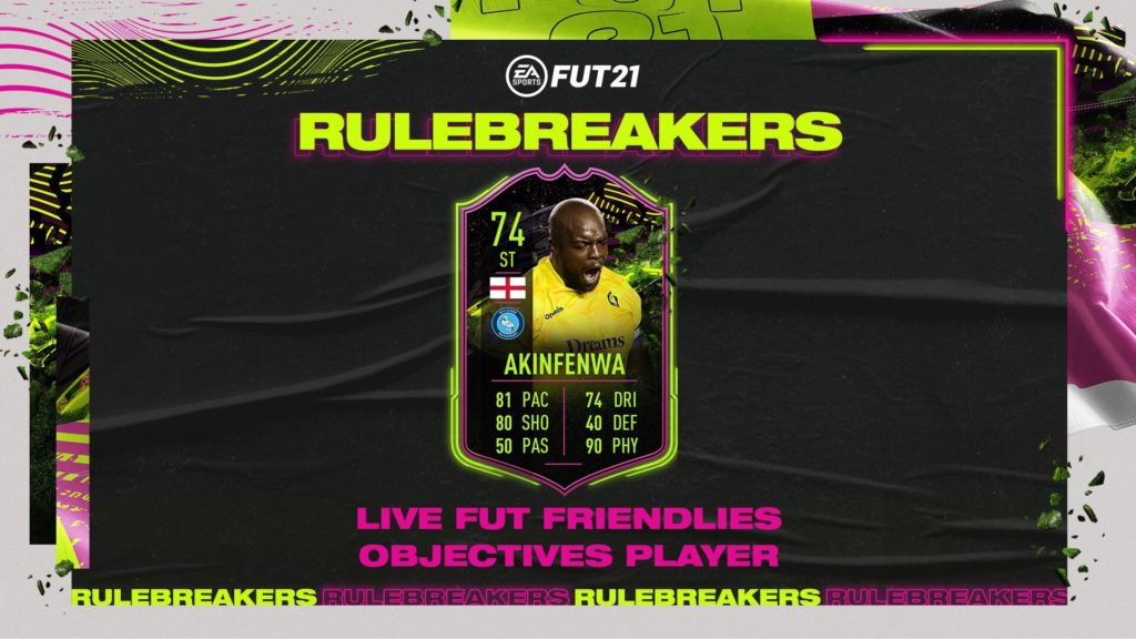 FIAF 21: Akinfenwa RuleBreakers objective player