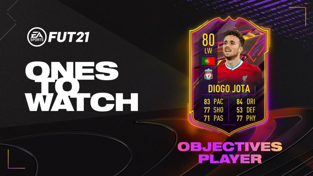 FIFA 21: Diogo Jota OTW obiettivo