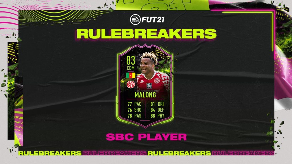 FIFA 21: Malong RuleBreakers SBC
