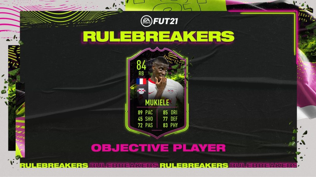 FIFA 21: Mukiele RuleBreakers obiettivo