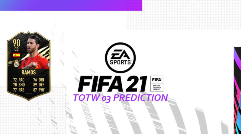 FIFA 21: Team of the Week 03 prediction